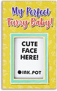 My Perfect Furry Baby Photo Magnet Frame- Dog/Cat Magnetic Photo Frames For Refrigerator Magnets- Mini Photo Frames-Gift For Pet Lover | 9x5.5 cm