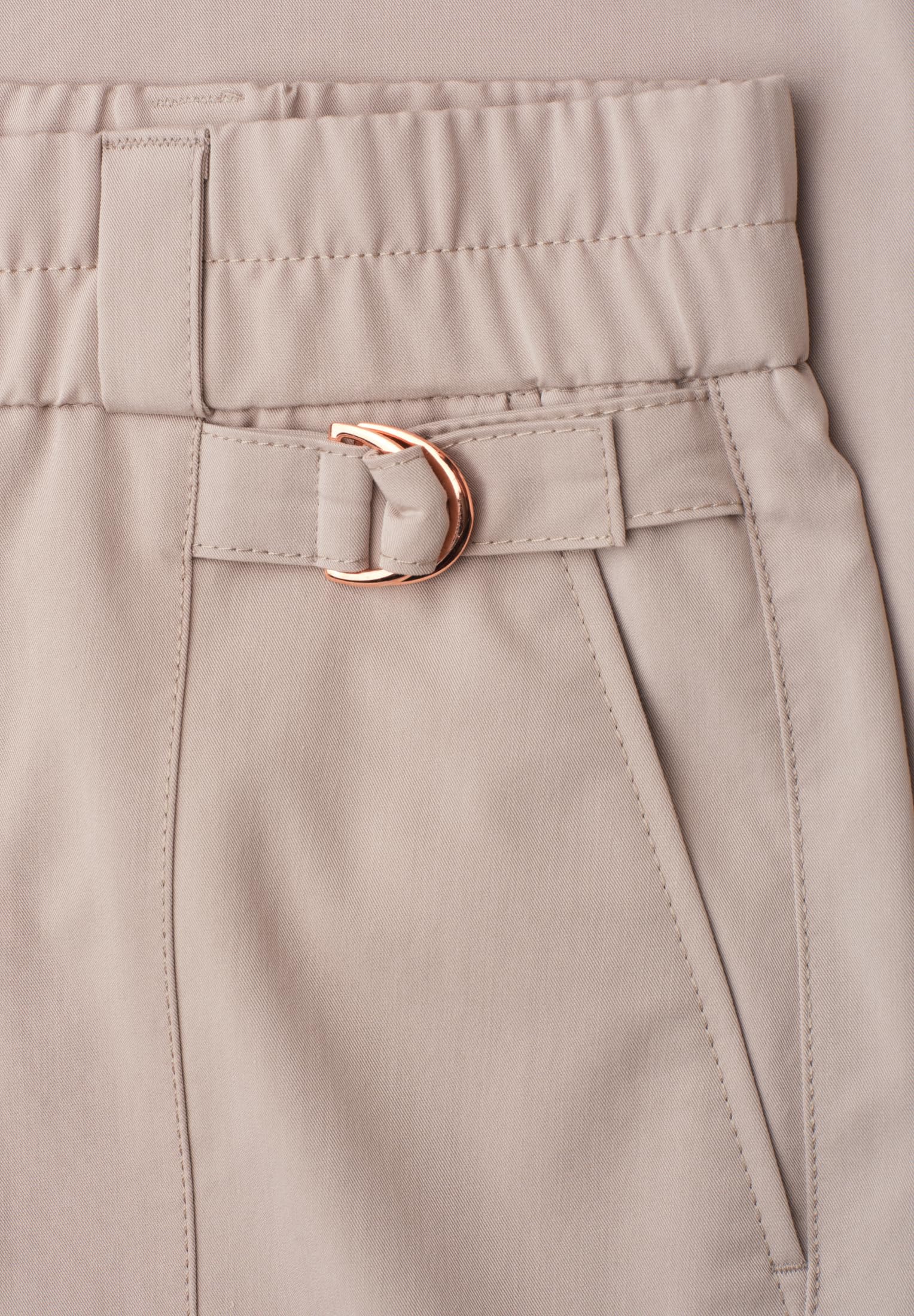 Street One Damen Barrel Leg Hose mit Schnallendetail 3819106