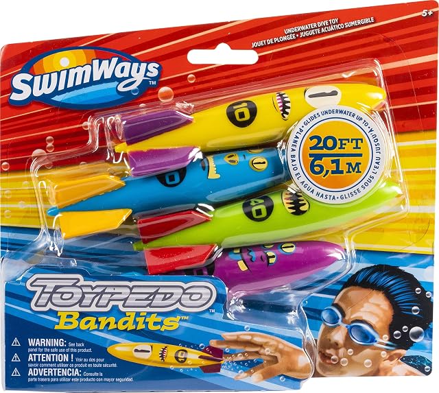 Swimways 6045217 ToyPedo Bandits Assorted Colours, one size, 991058