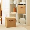 Ocean Home Textile Box Set with 2 Jute Lids 30x30x30 cm
