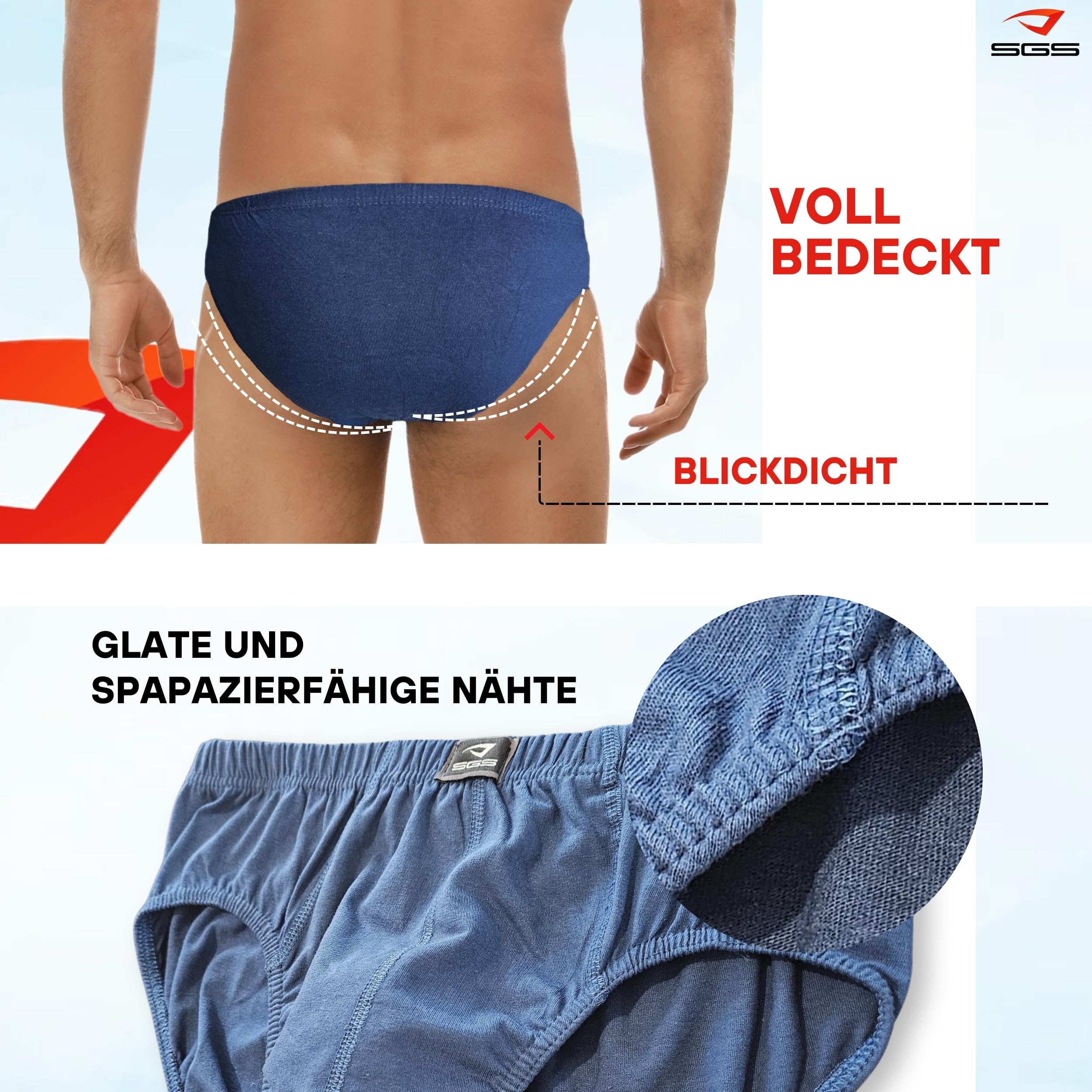 Majtki męskie, kalesony męskie, bielizna, 6-12 par