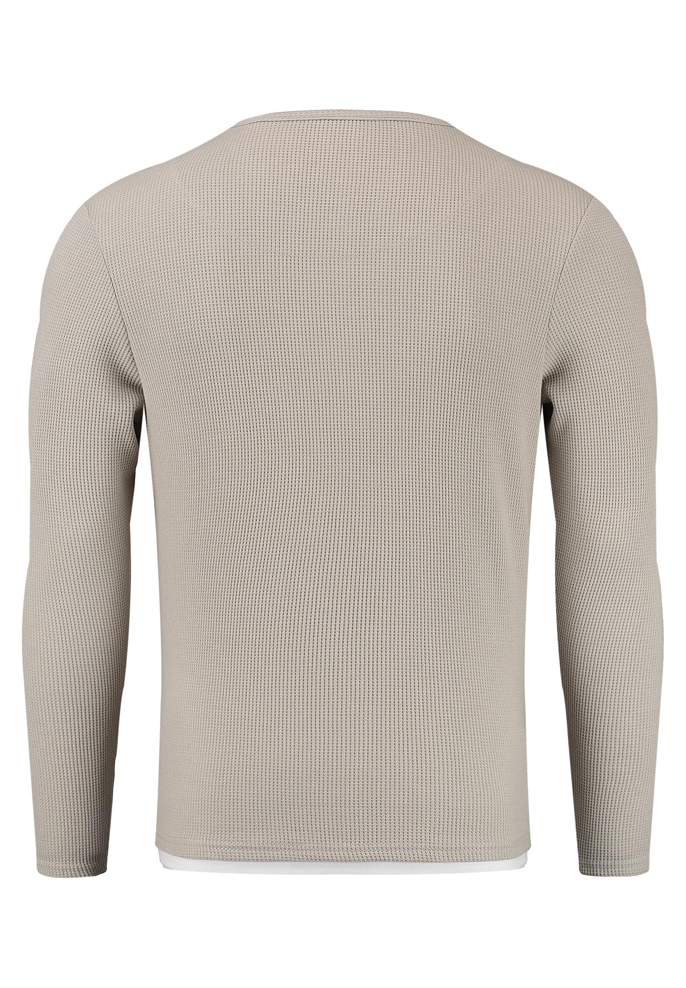 KEY LARGO Męska bluza Sandro Button, Dove Grey (1123), XXL