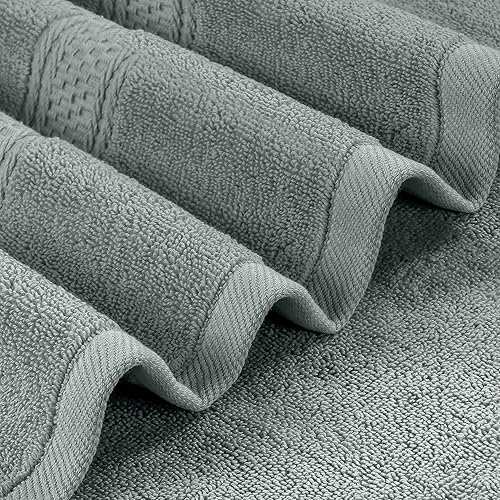 Miniatura 6 de Utopia Towels - Juego de 4 toallas de baño (27 x 54 pulgadas), 100% algodón peinado, 600 GSM, toallas ligeras, altamente absorbentes y de secado