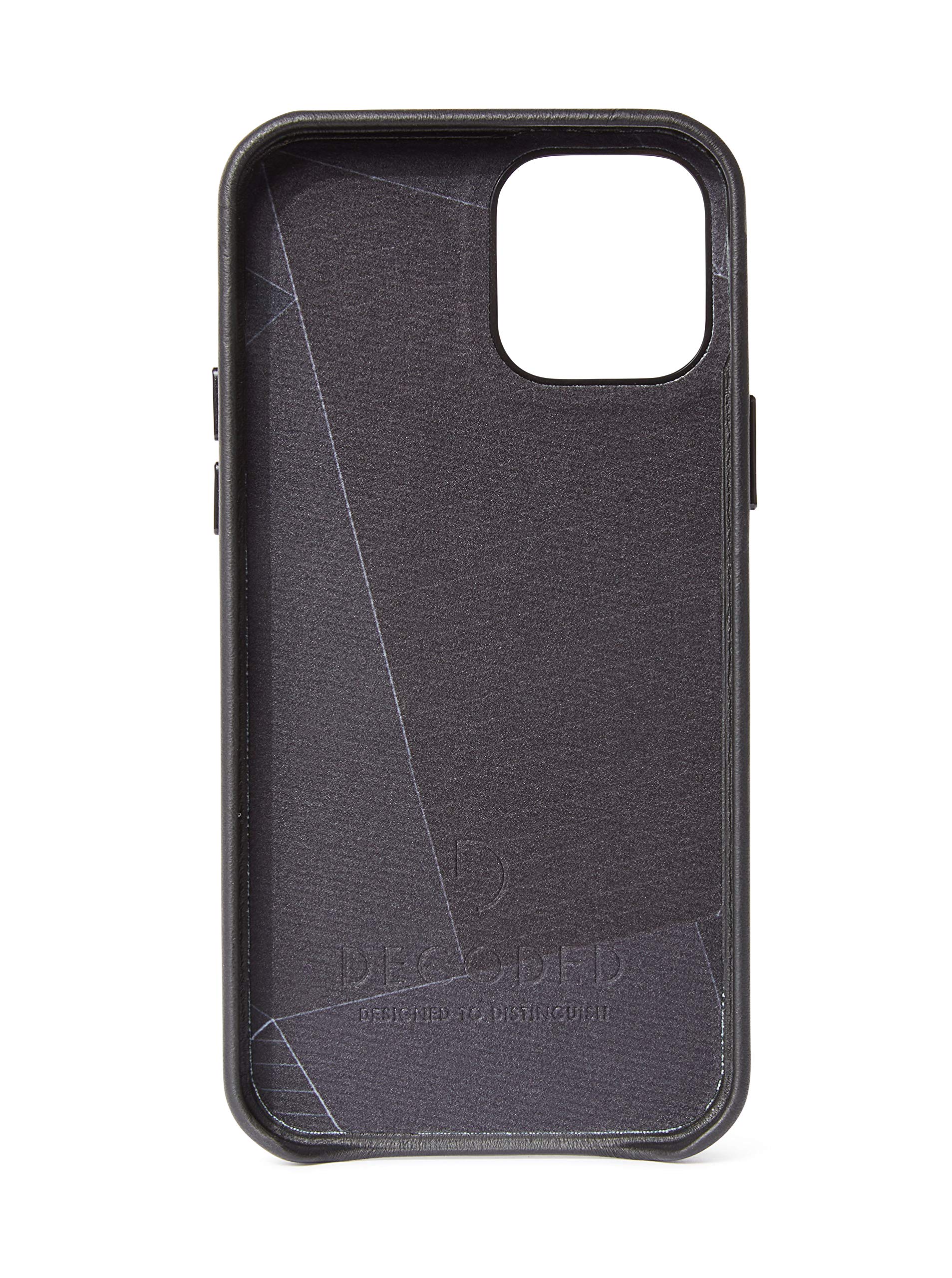 Amazon.com: DECODED Back Cover Apple iPhone 12/12 Pro - Full Grain Leather, Metal Buttons, Shock Proof (Black) : Cell Phones & Accessories Amazon.com: DECODED Back Cover Apple iPhone 12/12 Pro - Full Grain Leather, Metal Buttons, Shock Proof (Black) : Cell Phones & Accessories