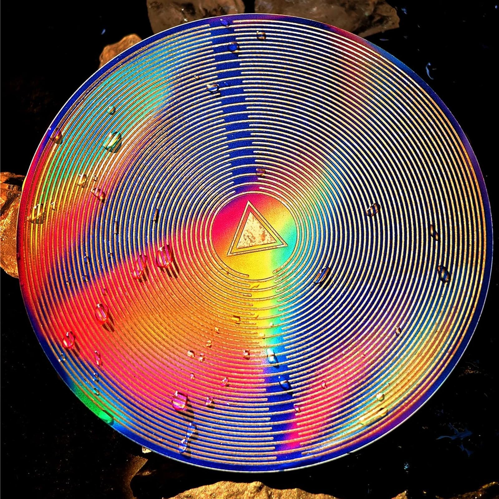Tesla Mwo tarcza polaryzacyjna, oscylator wielofalowy, cewka Tesli, średnica 10 cm, energia wodna i równoważenie harmoniczne, cewka Mwo 40 obrotów, do medytacji, 1 szt