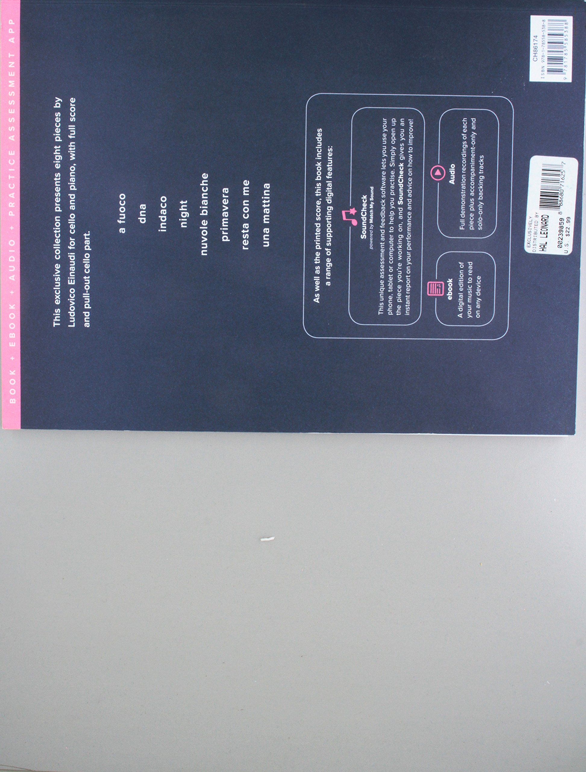 Ludovico Einaudi - Cello Collection Songbook - Grade 3 | Notenbuch für Cello und Klavier mit Partitur und Solostimme für Schüler, Lehrer und Musiker | ... Cello Collection, Includes Downloadable Audio