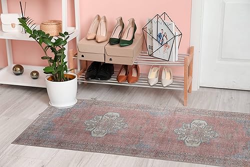 Miniatura 4 de RugOver Alfombra lavable a máquina, apta para mascotas y antideslizante, alfombra de interior para cocina, baño, sala de estar, decoración del piso