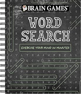 Sponsored Ad - Brain Games - Word Search (Chalkboard #1): Exercise Your Mind in Minutes (Volume 1)