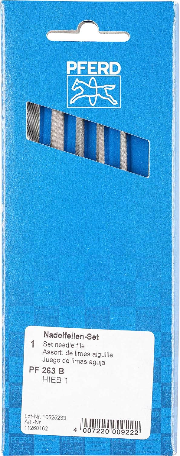 Pferd Nadelfeilen-Halter für Angel-ø 3–4,5 mm, Kunststoff | 12299005 – Einfaches Einspannen von Nadelfeilen