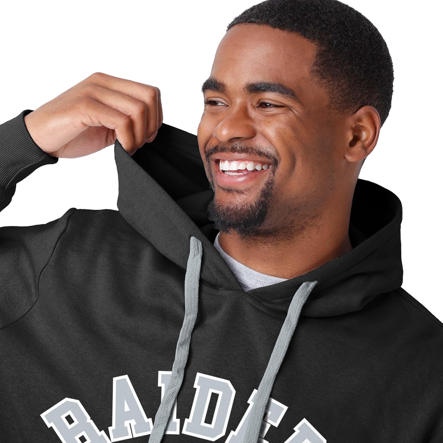 FOCO NFL mens Nfl Team Logo Solid Wordmark Hoodie - Image 4