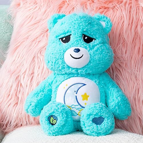 Miniatura 3 de Care Bears Oso acogedor para dormir de 14 pulgadas, peluche de tamaño mediano, suave y abrazable, animal de peluche para niñas y niños, a partir de