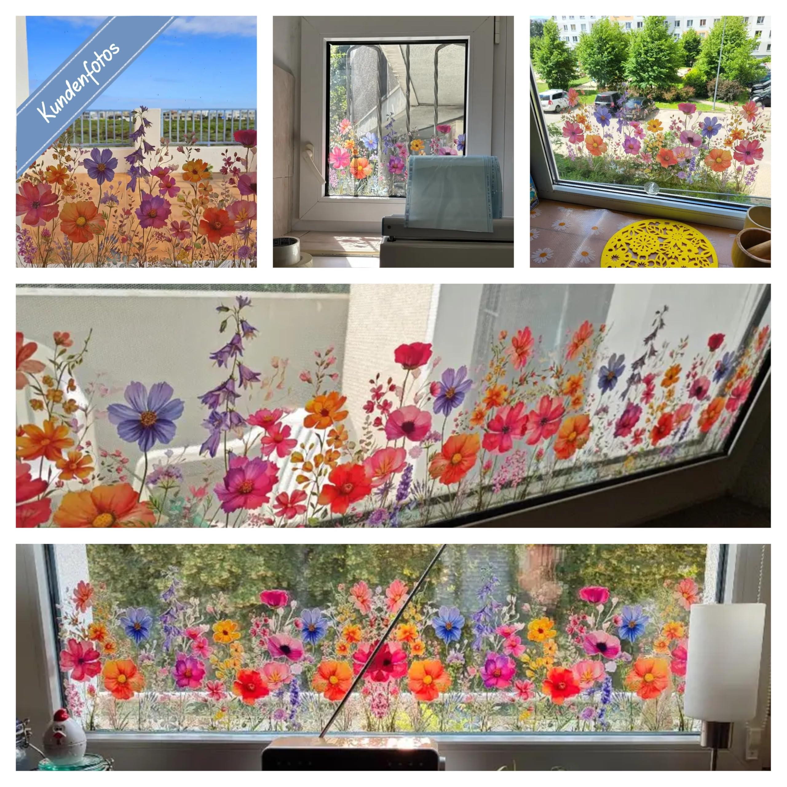 Raamstickers Lente bloeiers. Leuk als lente thema