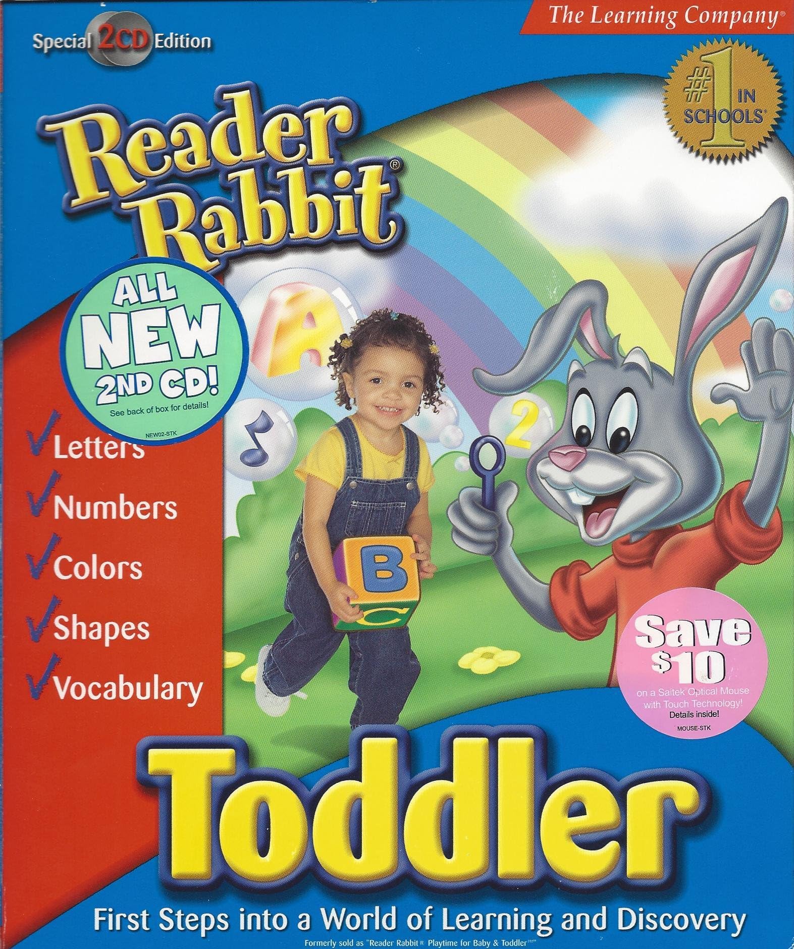 READER RABBIT TODDLER 2 CD