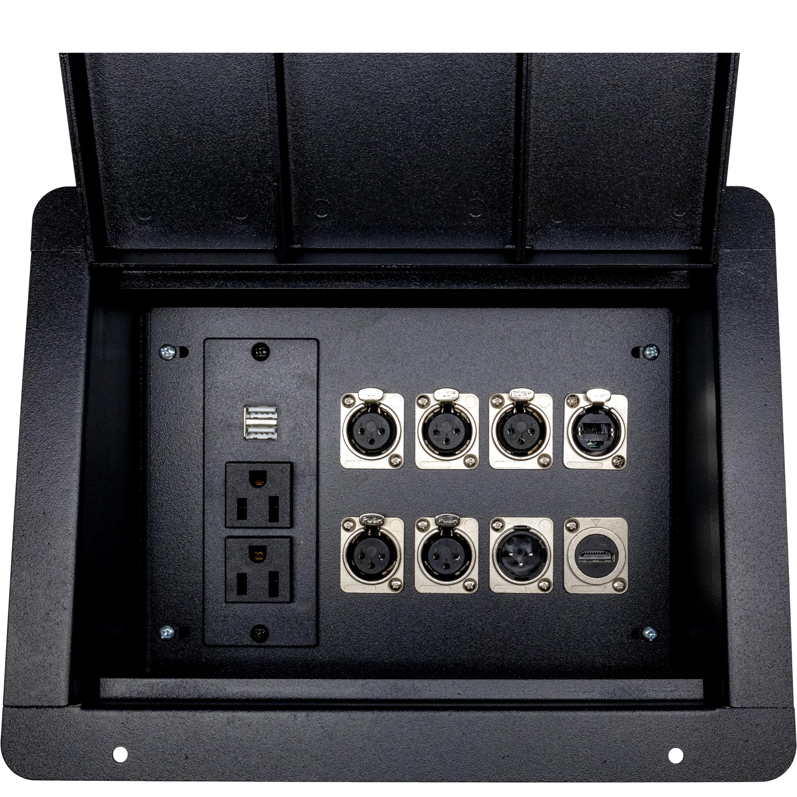 Amazon.com: Pro Audio Recessed Stage Floor Box with Passthrough