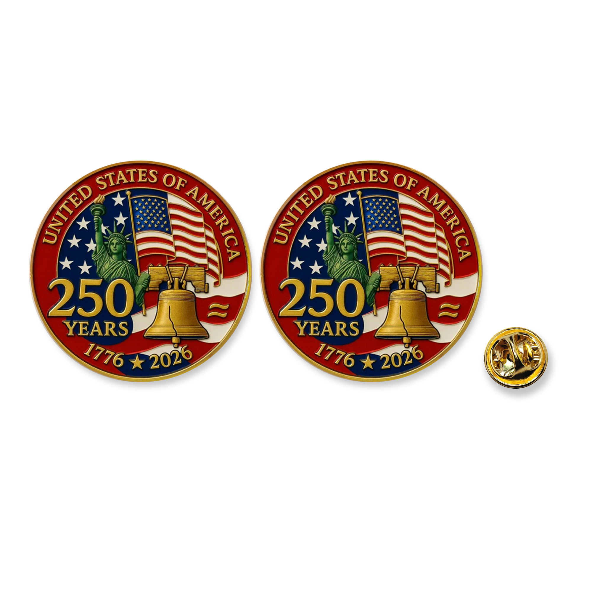 Amazon.com: 2 Pcs America 250th Birthday Enamel Pins,250 years
