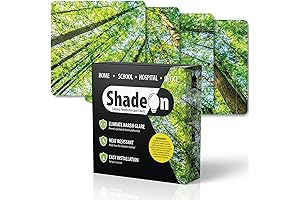 Forest Canopy Fabric Light Covers for 2 x 4 Feet Classroom Ceiling Drop Lights