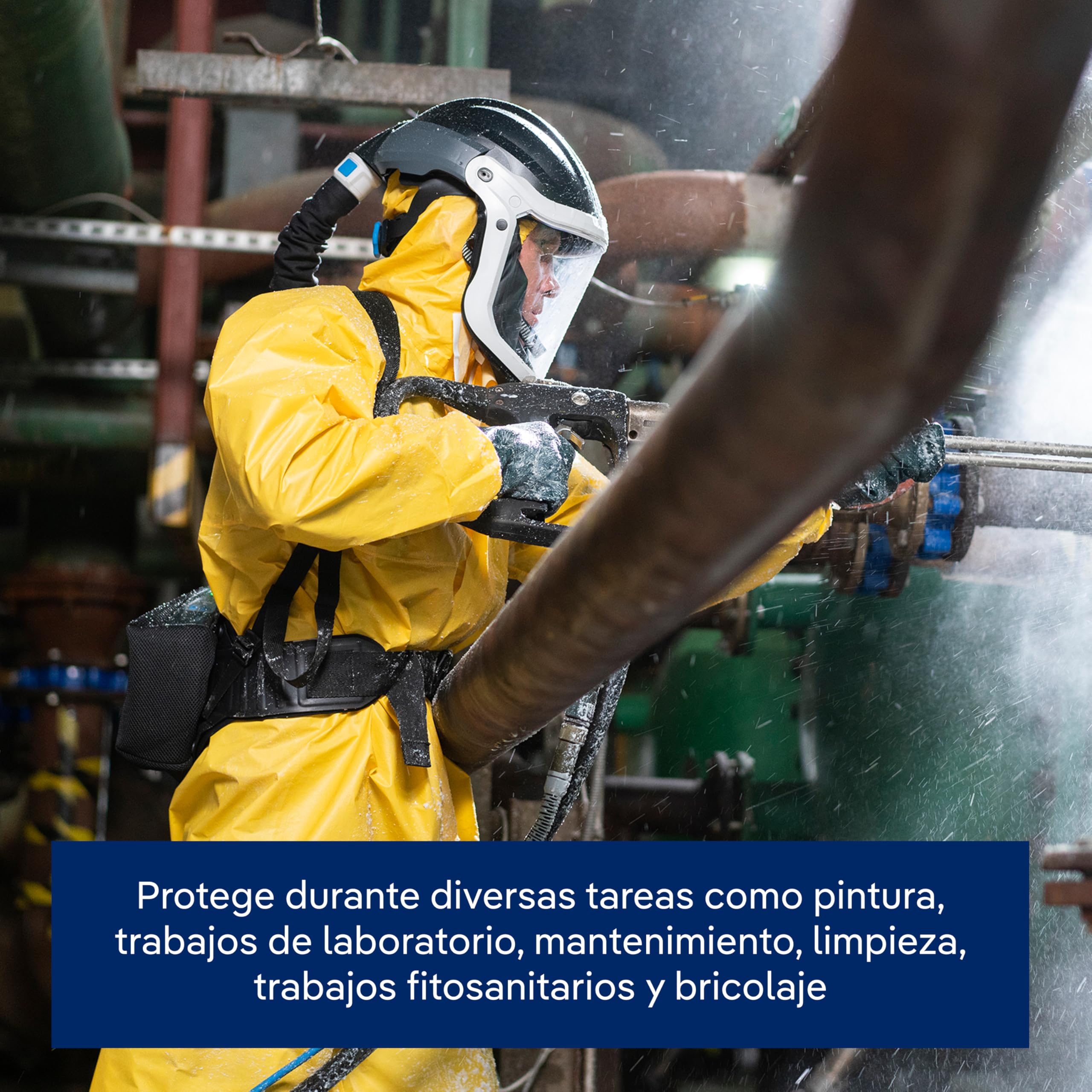 Dräger SPC 4400 CPM Mono Amarillo de Seguridad y protección Laboral | Uso con respiradores y mascarillas | Industria de residuos desechos y Agua