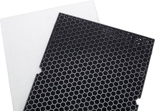 Miniatura 3 de Filtro de repuesto original Winix 116130 H para purificador de aire 5500-2, blanco y filtro de repuesto para purificador de aire 1712-0093-00 T,