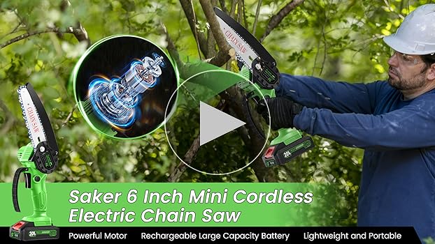 ✨sachi‪ ꪔ̤✨ Amazon.com : Saker Mini Chainsaw|6 Inch Chainsaw[2025 Upgraded