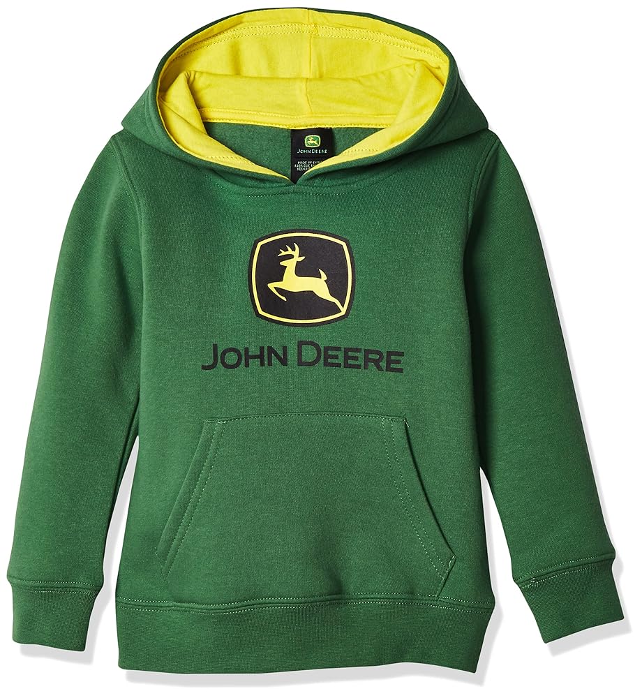 Amazon.com: John Deere boys Fleece Hoody Pull Over Hooded