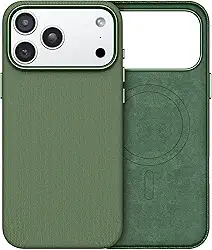 Capa para iPhone 17 Pro Max TechWoven 2025, capa para iPhone 17 Pro Max (compatível com MagSafe) à prova de choque antiderrapante TechWoven premium tecido tecido para 17 ProMax 6,9