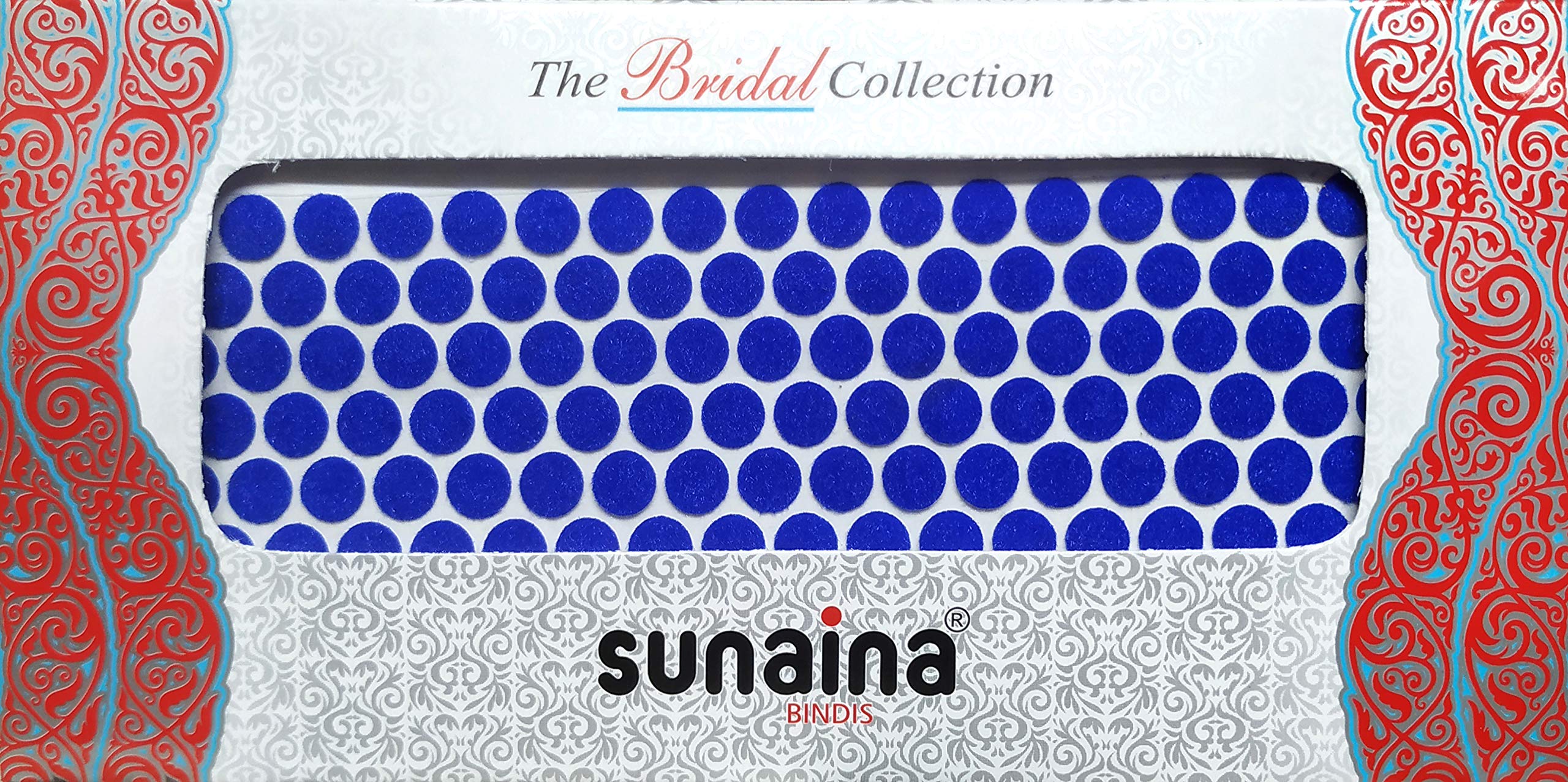 Sunaina Bridal Collection Blue Bindi for Women [SBCB102] (size-2) (Size 7mm)-image-25