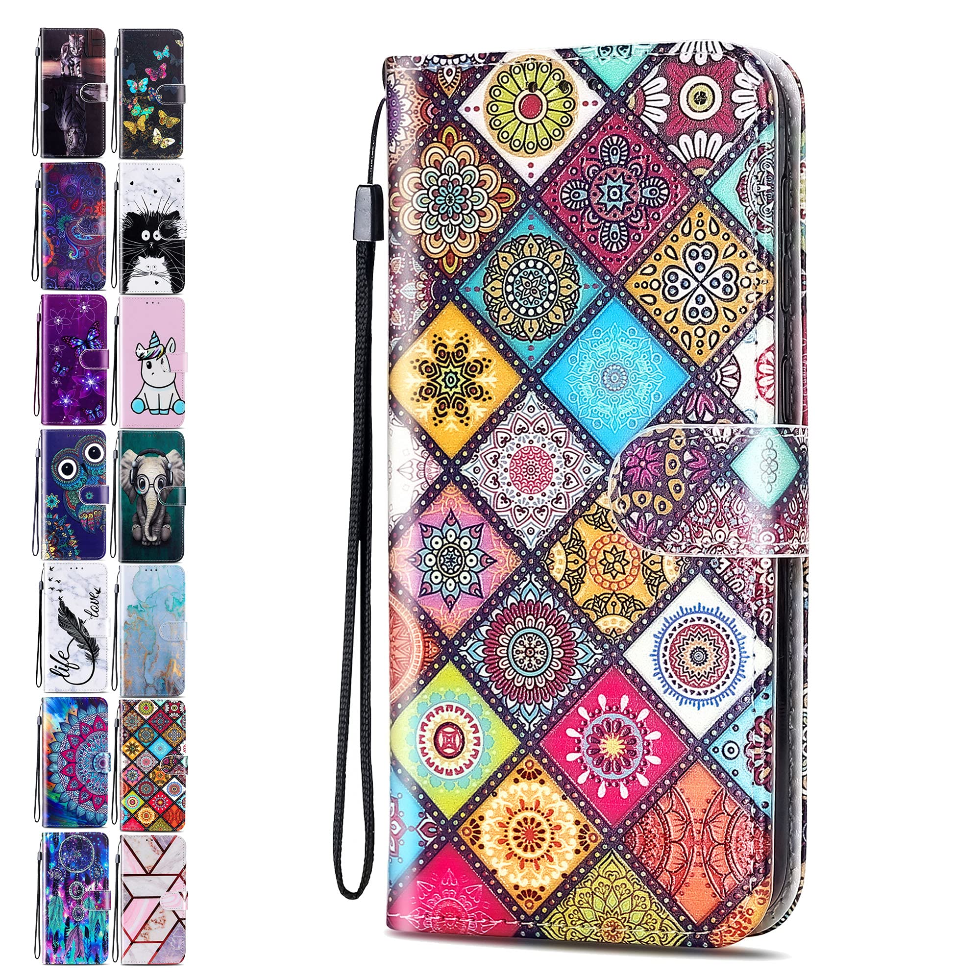 Cover a Portafoglio per Xiaomi Redmi Note 12 4G Calamita Custodia Libro