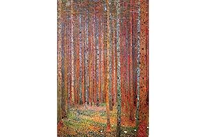 Klimt Poster: Gustav Klimt - "Tannenwald" (Forest)