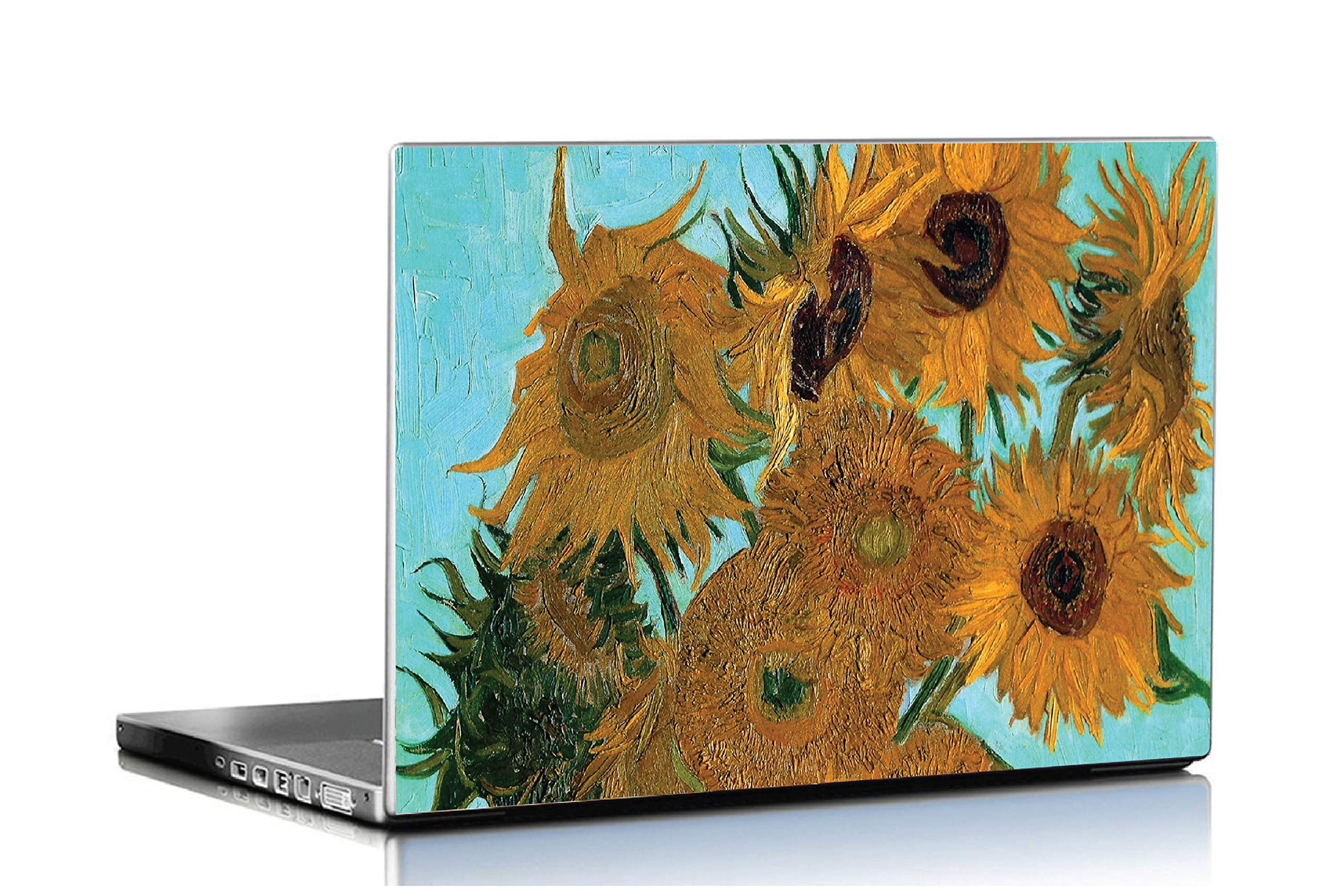 ISEE 360® Van Gogh Sun Flower Painting Laptop Skin Cover Laminated Stickers Girls Boys Office Vinyl Printed Multicolored Floral Small HD Quality Sticker 15 15.6 Inches (B08NDMSX6W) Amazon Price History, Amazon Price Tracker