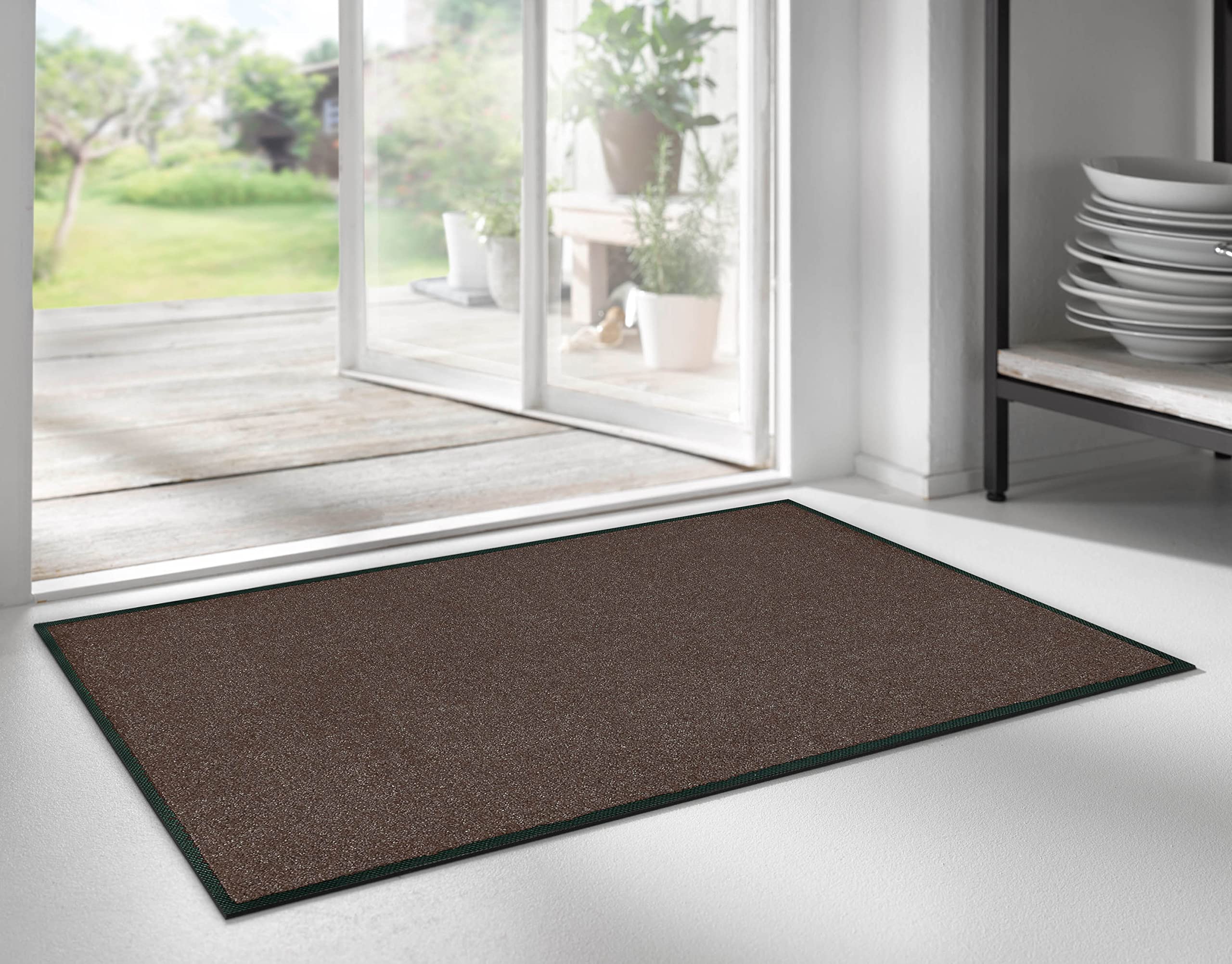 Wash+Dry - Tappeto Brown 50x75, Marrone