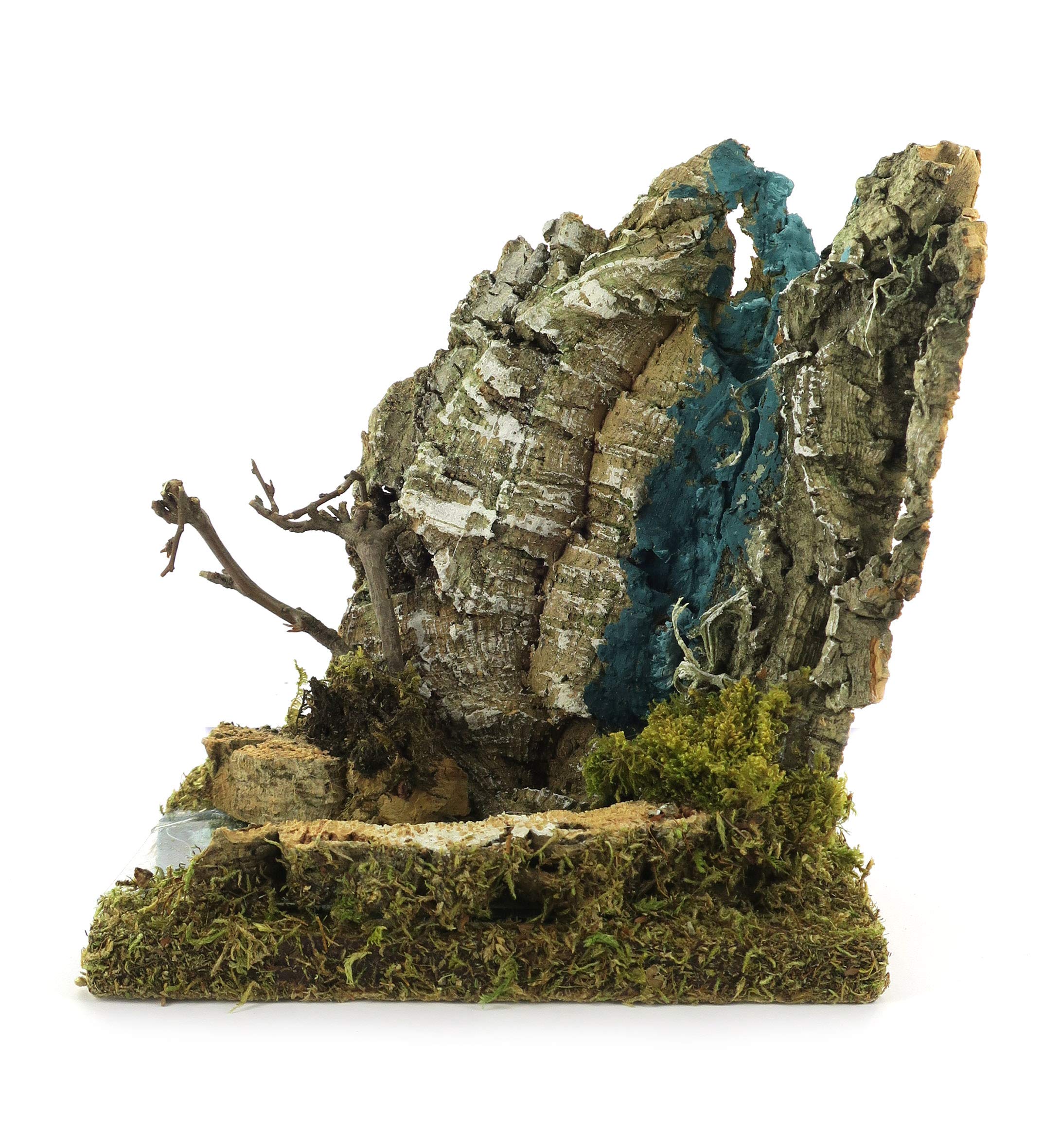 Cascata con laghetto per presepe linea natale bertoni legno multicolore Cascata con laghetto per presepe linea natale bertoni legno multicolore