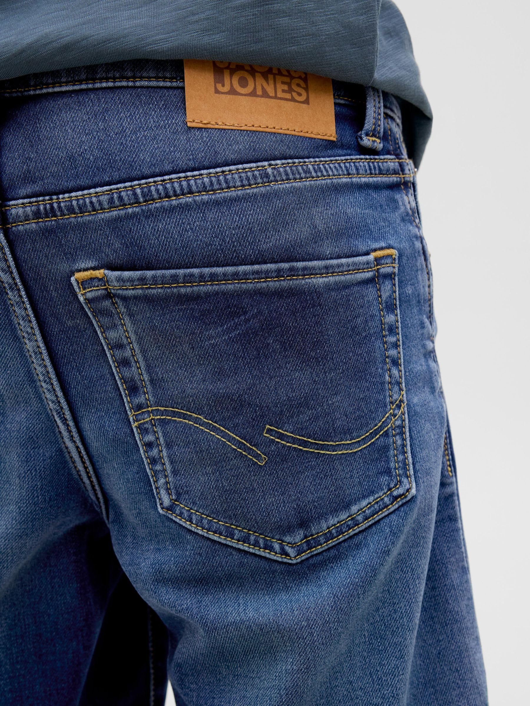 Jack & Jones Jjirick Jjicon I.k Shorts MF 132 Sn Jnr - Pantalones Cortos Vaqueros Niños