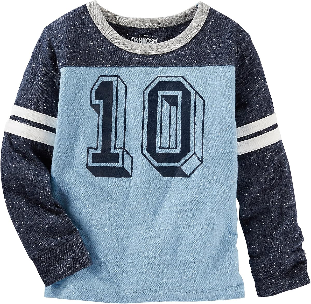 OshKosh B'Gosh Boys' 2T-7 Long Sleeve 10 Tee 2T