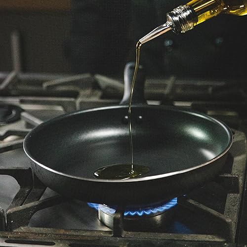 Miniatura 2 de HUDSON Experience - Sartén antiadherente de 8 pulgadas, ollas y sartenes, apta para lavavajillas, color negro