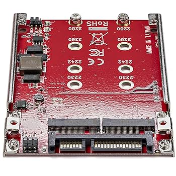 Amazon.com: StarTech.com M.2 to SATA Adapter - Dual Slot