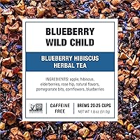 Vista 3 de Tiesta Tea Blueberry Wild Child, Loose Leaf, Blueberry Hibiscus Herbal Tea, Premium Non-Caffeinated Fruit Blend, Make Hot or Iced & Brews Up to 25