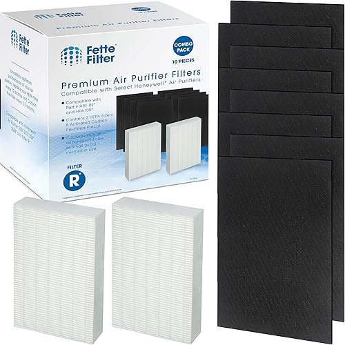Fette Filter - Filtro de repuesto HPA100 Premium True HEPA H13 R Compatible con el purificador de aire Honeywell HPA 090 094 100 104 105 HA106