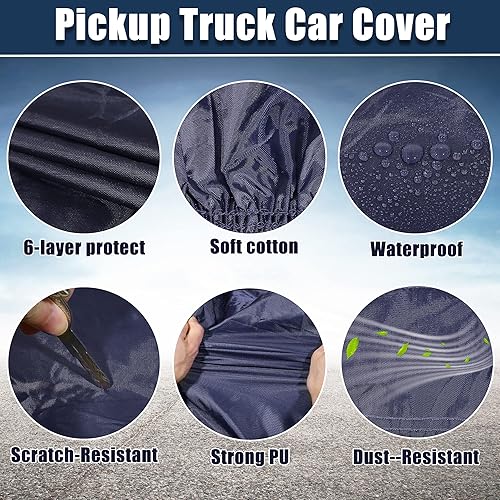 Miniatura 6 de X AUTOHAUX Funda de coche SUV para Jeep Wrangler JK JL 2 puertas 2007-2021 para exteriores, impermeable, protección contra el sol, la lluvia, el