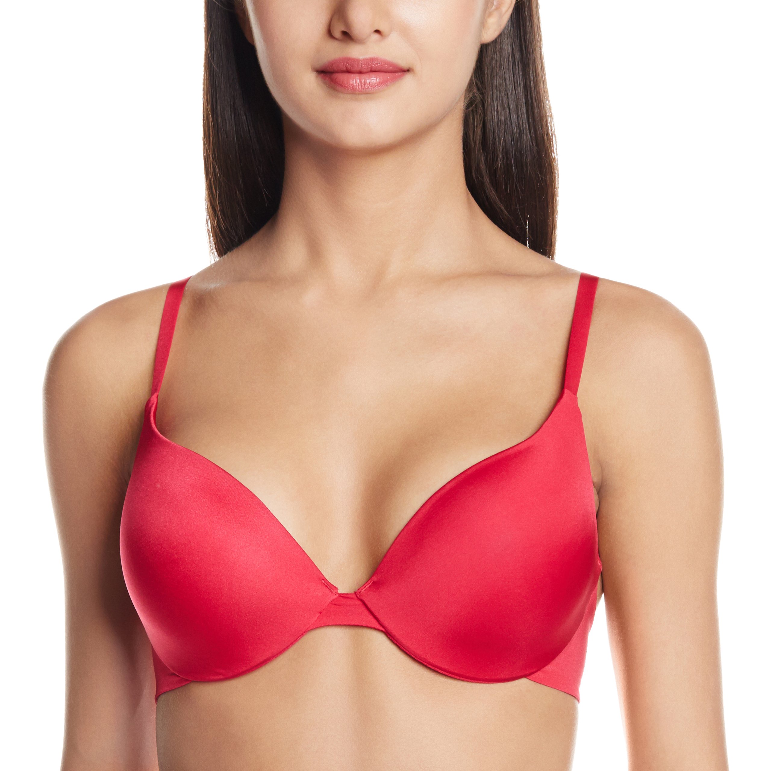 BwitchSeamless Padded Wired Bra (BW228-0007_Red_36B)