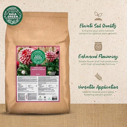 Miniatura 2 de GAIA GREEN Organics 22.0 lbs de alto fosfato Power Bloom Plant Food Root Developer Suplemento Mezcla para floración y fructificación prolíficas