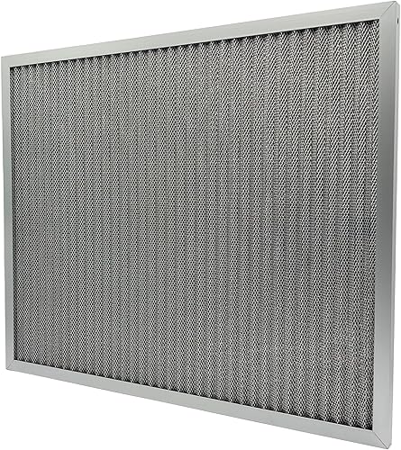 Filtro de aire lavable (20" x 25" x 1"), filtro de aire electrostático de aluminio para horno y aire acondicionado central
