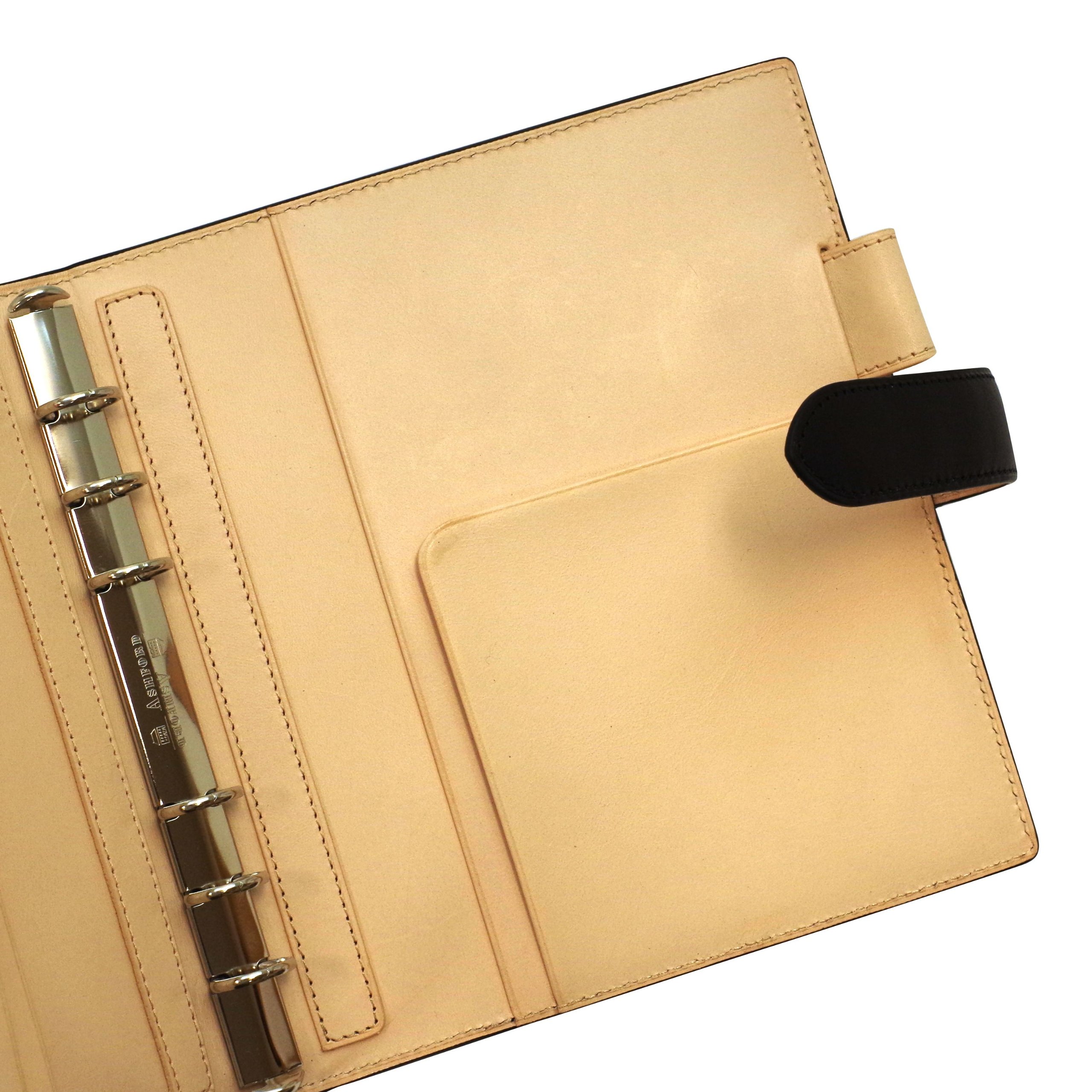 Amazon.co.jp: ASHFORD 手帳 HB×WA5 キュリオ 15mm ブラック