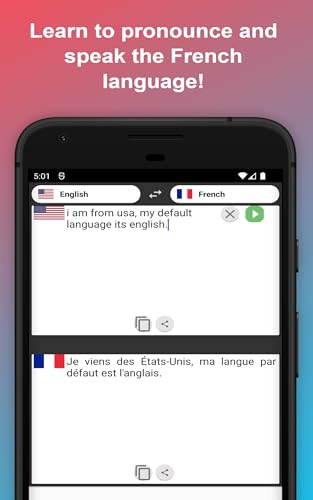 English to French Translator to Translate to for Free on Telephone and Tablet