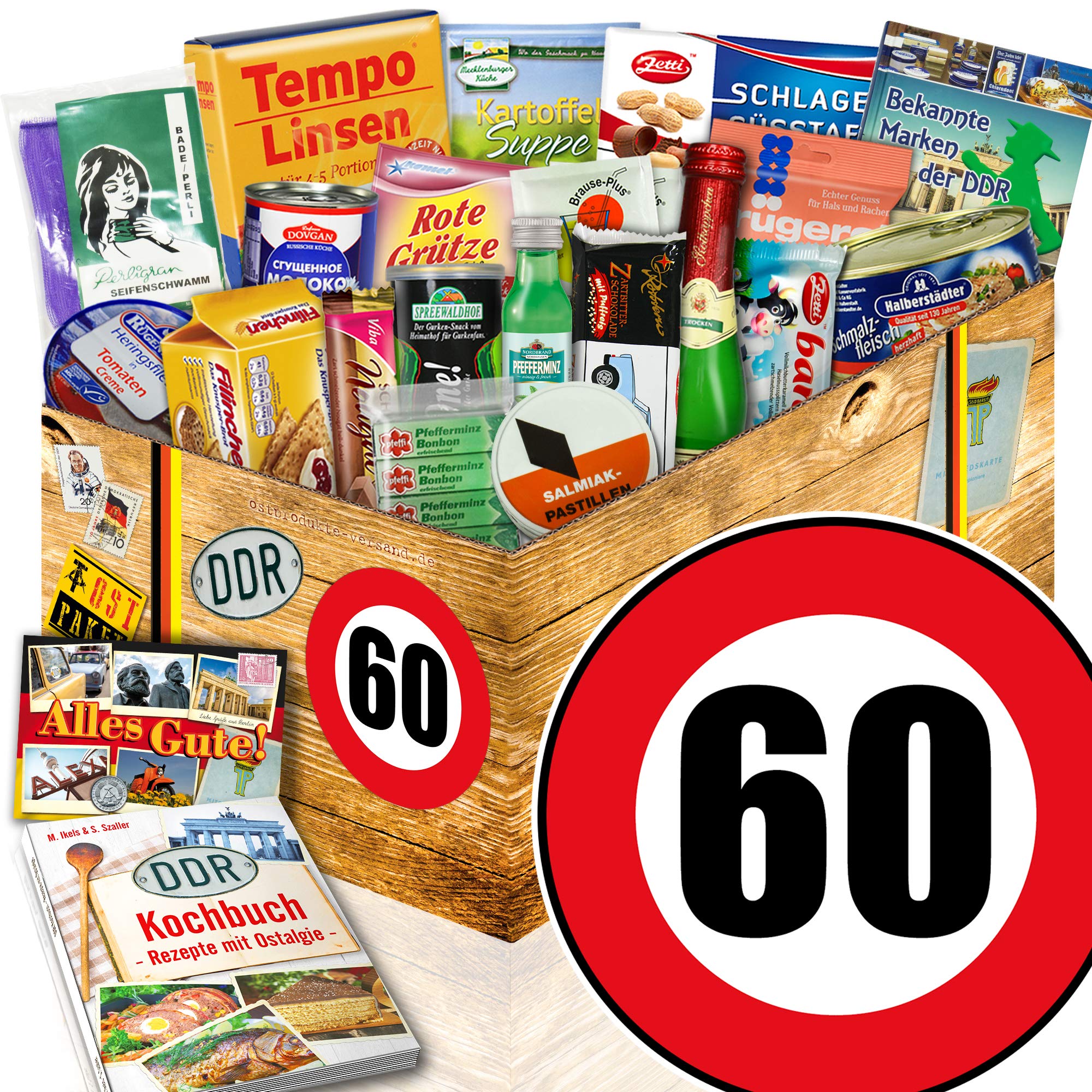 Ostalgie Set/Geburtstag 60 / Geschenk Idee Papa/Spezialitäten Geschenk