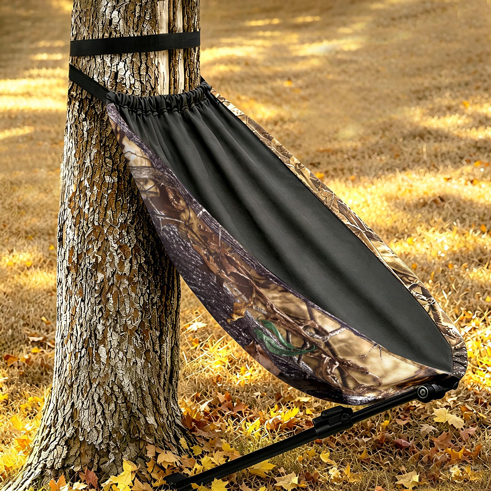 Portable Hunting Seat, Adustable Hammock Hunting Chair for Ground Hunts