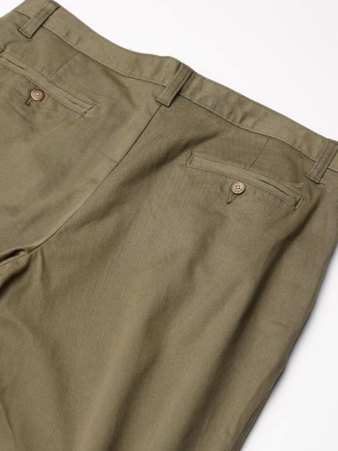 Nautica Men's Classic Fit Flat Front Stretch Solid Chino Deck Pant - Image 2