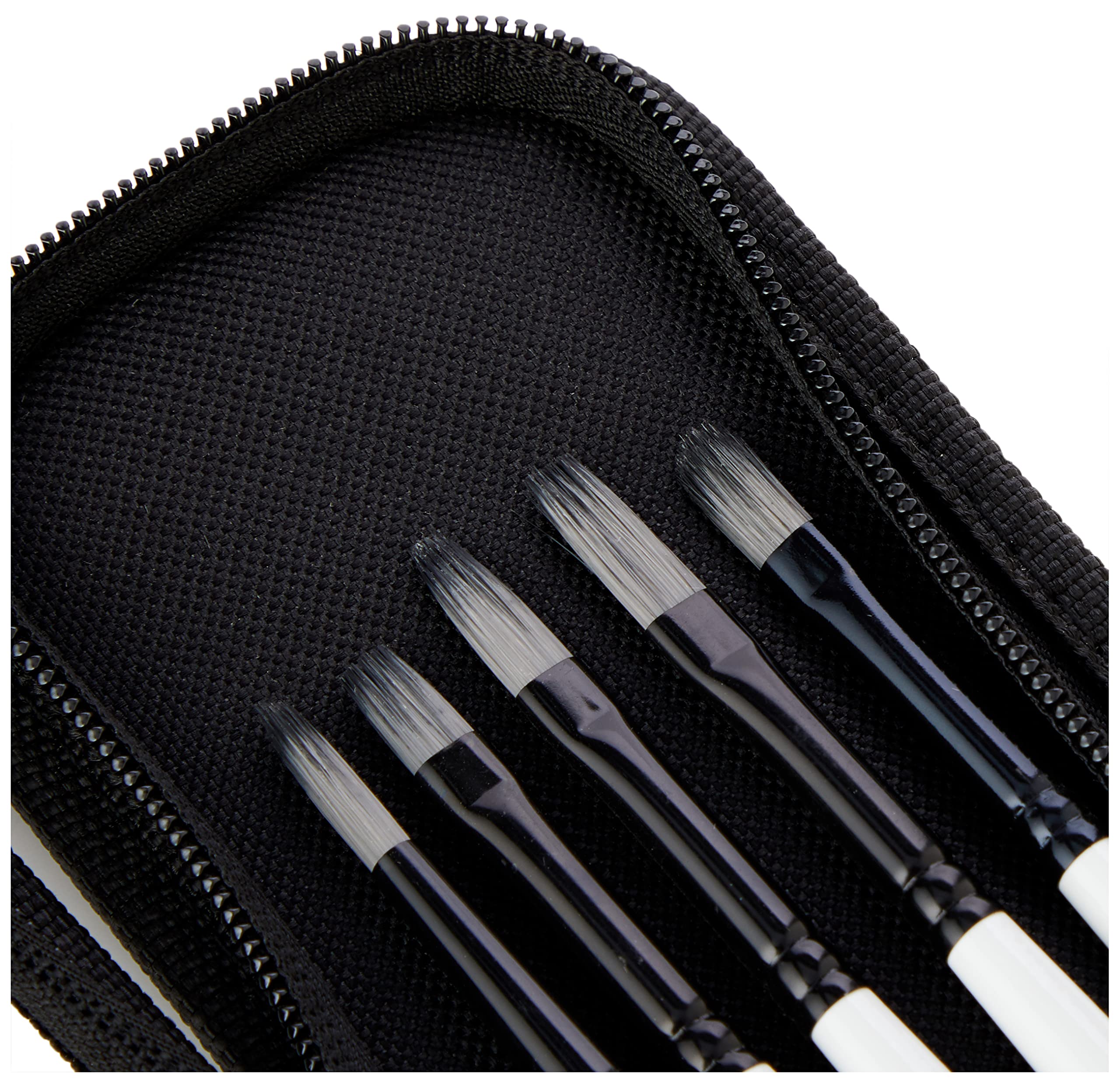 Winsor & Newton Professional Acryl Pinsel langem Griff, 5 Stück