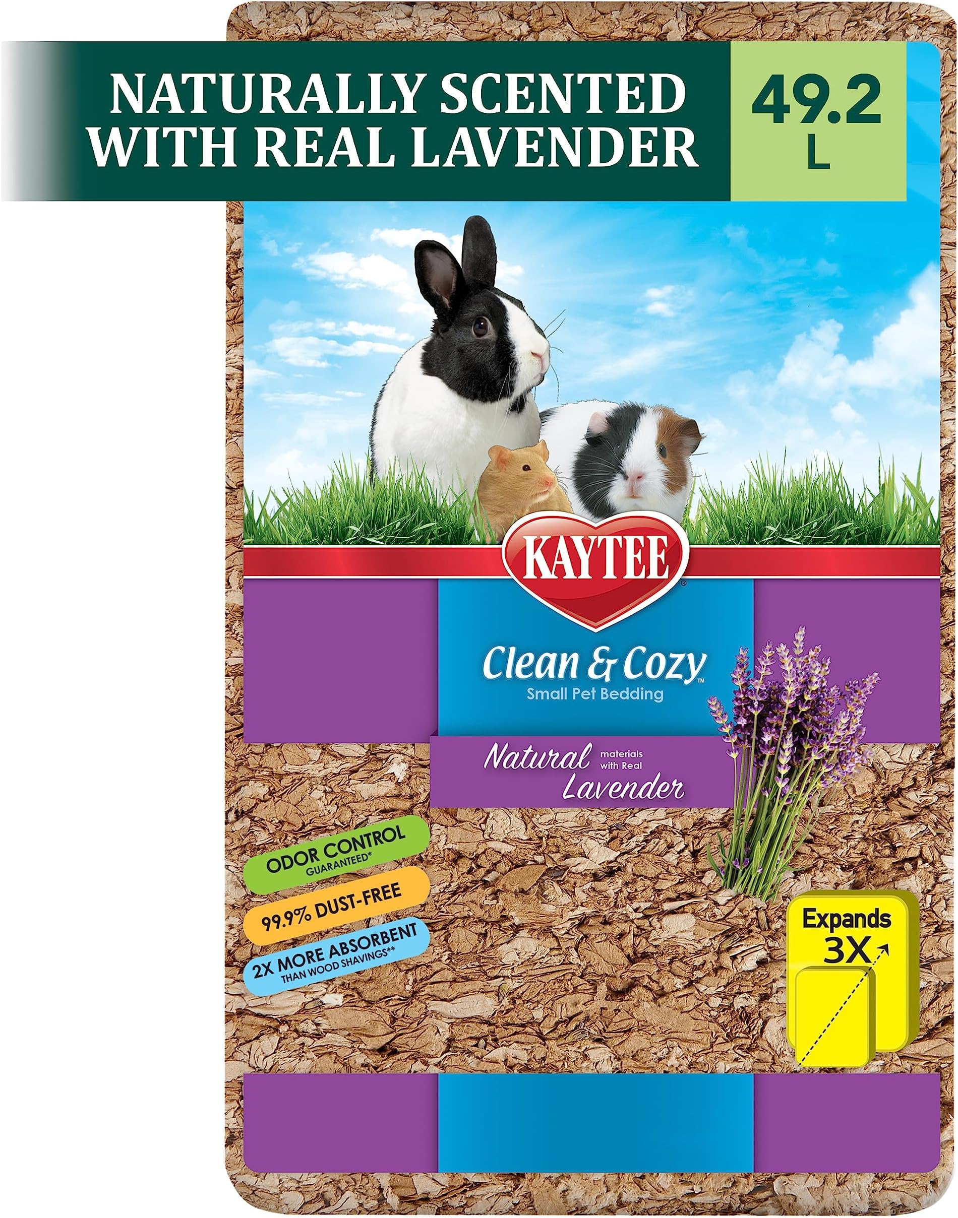 Clean & Cozy Natural Bedding with Lavender 49.2 Liters