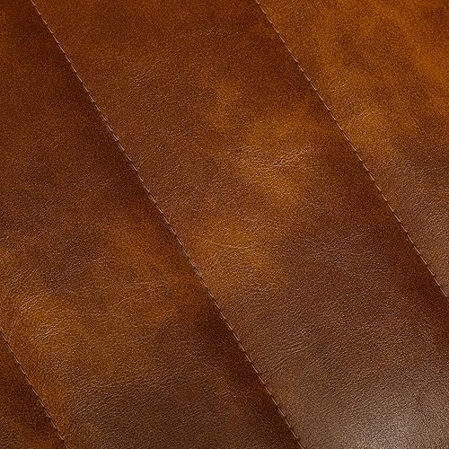 Miniatura 12 de DUHOME Banco de entrada moderno tapizado de piel sintética, banco de tocador con patas en X de metal, banco de dormitorio copetudo para sala de