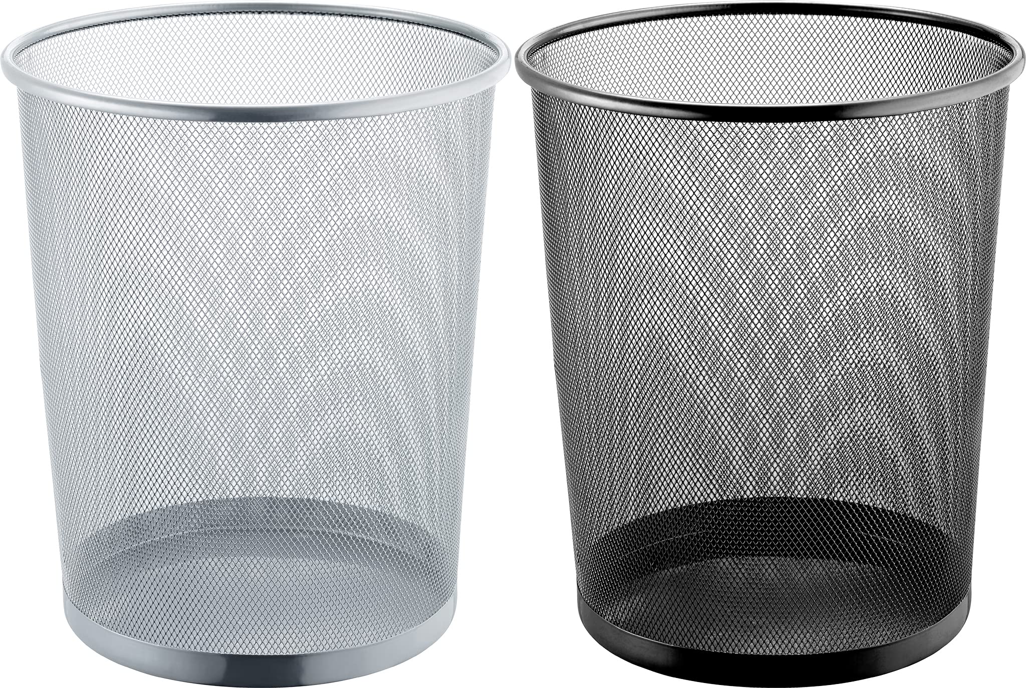 Helit H2518595 siatka na odpady, 15 l, metal, czarny